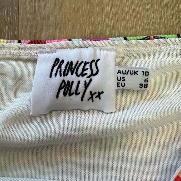 Princess Polly Pixel Mania Pink Multi Colored A Line Skirt Women’s U.S. 6 - Picture 2 of 5